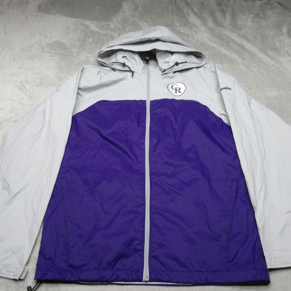 Columbia Other - Colorado Rockies Jacket Mens Small Columbia Glennaker Lake Pack Rain Wind LOGO